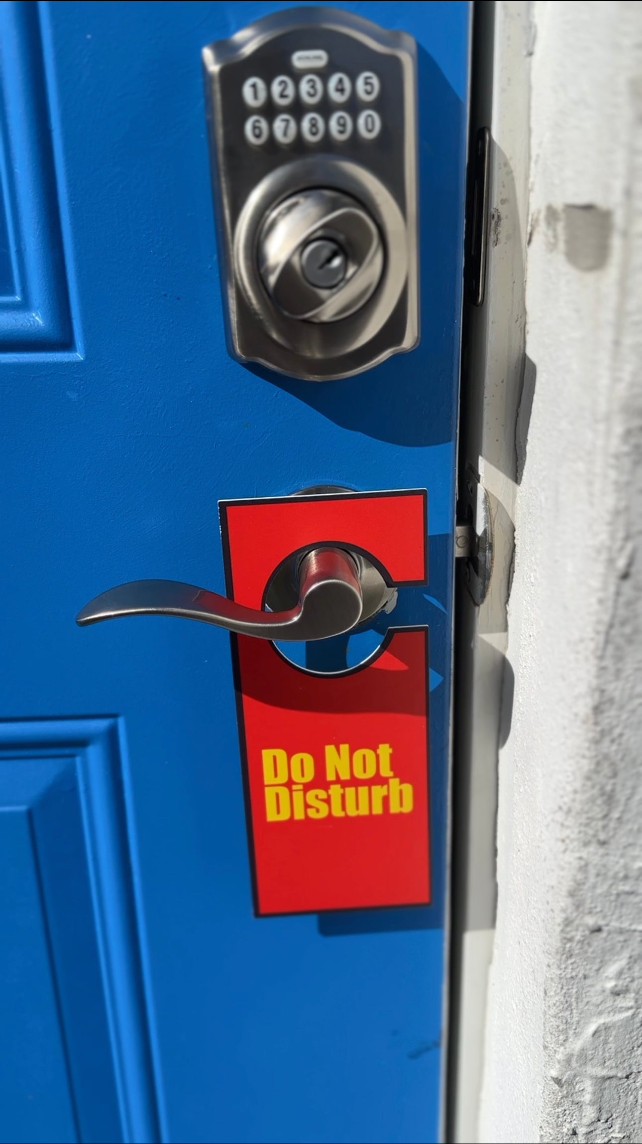 Physical Do Not Disturb Sign